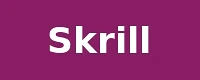 Skrill accepted e-wallet payment method logo at Quickbet