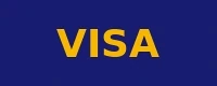Visa accepted payment method logo at Quickbet